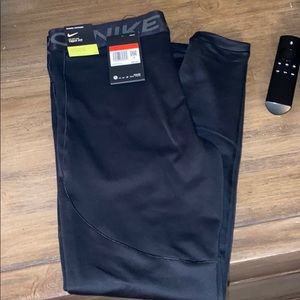 Nike training fleece lined leggings